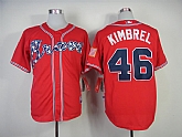 Atlanta Braves #46 Craig Kimbrel 2014 Red Jerseys,baseball caps,new era cap wholesale,wholesale hats