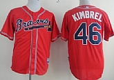 Atlanta Braves #46 Craig Kimbrel Red Jerseys,baseball caps,new era cap wholesale,wholesale hats