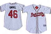 Atlanta Braves #46 Craig Kimbrel White Jerseys,baseball caps,new era cap wholesale,wholesale hats