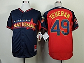Atlanta Braves #49 Teheran 2014 All Star Navy Blue Jerseys,baseball caps,new era cap wholesale,wholesale hats