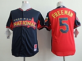 Atlanta Braves #5 Freddie Freeman 2014 All Star Navy Blue Jerseys,baseball caps,new era cap wholesale,wholesale hats