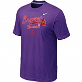 Atlanta Braves 2014 Home Practice T-Shirt - Purple,baseball caps,new era cap wholesale,wholesale hats