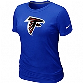 Atlanta Falcons Blue Women's Logo T-Shirt,baseball caps,new era cap wholesale,wholesale hats