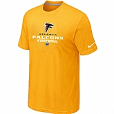 Atlanta Falcons Critical Victory Yellow T-Shirt,baseball caps,new era cap wholesale,wholesale hats