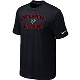 Atlanta Falcons Heart & Soull T-Shirt Black,baseball caps,new era cap wholesale,wholesale hats