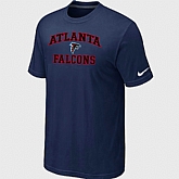 Atlanta Falcons Heart & Soull T-Shirt D.Blue,baseball caps,new era cap wholesale,wholesale hats