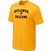Atlanta Falcons Heart & Soull T-Shirt Yellow,baseball caps,new era cap wholesale,wholesale hats