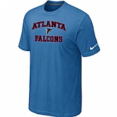 Atlanta Falcons Heart & Soull T-Shirt light Blue,baseball caps,new era cap wholesale,wholesale hats