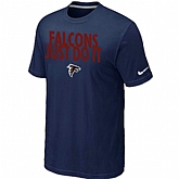 Atlanta Falcons Just Do It D.Blue T-Shirt,baseball caps,new era cap wholesale,wholesale hats
