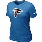Atlanta Falcons L.blue Women's Logo T-Shirt,baseball caps,new era cap wholesale,wholesale hats