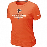 Atlanta Falcons Orange Women's Critical Victory T-Shirt,baseball caps,new era cap wholesale,wholesale hats