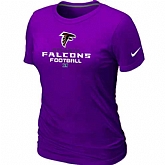 Atlanta Falcons Purple Women's Critical Victory T-Shirt,baseball caps,new era cap wholesale,wholesale hats