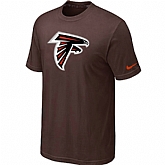 Atlanta Falcons Sideline Legend Authentic Logo T-Shirt Brown,baseball caps,new era cap wholesale,wholesale hats