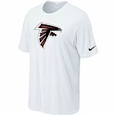 Atlanta Falcons Sideline Legend Authentic Logo T-Shirt White,baseball caps,new era cap wholesale,wholesale hats