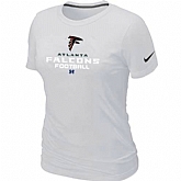 Atlanta Falcons White Women's Critical Victory T-Shirt,baseball caps,new era cap wholesale,wholesale hats
