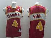 Atlanta Hawks #4 Spud Webb Revolution 30 Swingman Red Jerseys,baseball caps,new era cap wholesale,wholesale hats