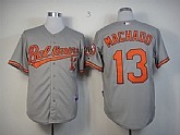 Baltimore Orioles #13 Manny Machado 2013 Gray Jerseys,baseball caps,new era cap wholesale,wholesale hats