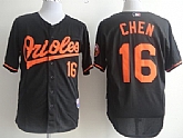 Baltimore Orioles #16 Wei-Yin Chen Black Jerseys,baseball caps,new era cap wholesale,wholesale hats