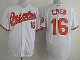 Baltimore Orioles #16 Wei-Yin Chen White Jerseys,baseball caps,new era cap wholesale,wholesale hats