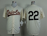 Baltimore Orioles #22 Palmer Throwback 1954 Cream Jerseys,baseball caps,new era cap wholesale,wholesale hats