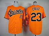 Baltimore Orioles #23 Nelson Cruz Orange Jerseys,baseball caps,new era cap wholesale,wholesale hats