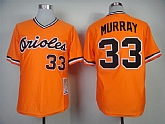 Baltimore Orioles #33 Eddie Murray 1982 Throwback Orange Jerseys,baseball caps,new era cap wholesale,wholesale hats
