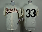 Baltimore Orioles #33 Eddie Murray Throwback 1954 Cream Jerseys,baseball caps,new era cap wholesale,wholesale hats