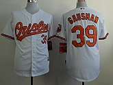 Baltimore Orioles #39 Gausman White Jerseys,baseball caps,new era cap wholesale,wholesale hats
