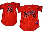 Baltimore Orioles #43 Jim Johnson Orange Jerseys,baseball caps,new era cap wholesale,wholesale hats