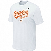 Baltimore Orioles 2014 Home Practice T-Shirt - White,baseball caps,new era cap wholesale,wholesale hats