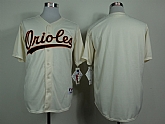 Baltimore Orioles Blank Throwback 1954 Cream Jerseys,baseball caps,new era cap wholesale,wholesale hats
