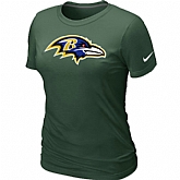 Baltimore Ravens D.Green Women's Logo T-Shirt,baseball caps,new era cap wholesale,wholesale hats