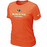 Baltimore Ravens Orange Women's Critical Victory T-Shirt,baseball caps,new era cap wholesale,wholesale hats