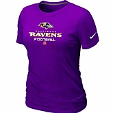 Baltimore Ravens Purple Women's Critical Victory T-Shirt,baseball caps,new era cap wholesale,wholesale hats