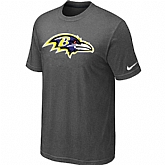 Baltimore Ravens Sideline Legend Authentic Logo T-Shirt Dark grey,baseball caps,new era cap wholesale,wholesale hats