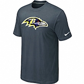 Baltimore Ravens Sideline Legend Authentic Logo T-Shirt Grey,baseball caps,new era cap wholesale,wholesale hats