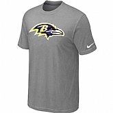 Baltimore Ravens Sideline Legend Authentic Logo T-Shirt Light grey,baseball caps,new era cap wholesale,wholesale hats