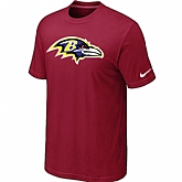 Baltimore Ravens Sideline Legend Authentic Logo T-Shirt Red,baseball caps,new era cap wholesale,wholesale hats