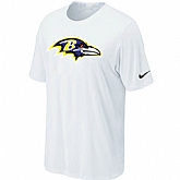 Baltimore Ravens Sideline Legend Authentic Logo T-Shirt White,baseball caps,new era cap wholesale,wholesale hats