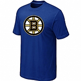 Boston Bruins Big & Tall Logo Blue T-Shirt,baseball caps,new era cap wholesale,wholesale hats