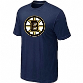 Boston Bruins Big & Tall Logo D.Blue T-Shirt,baseball caps,new era cap wholesale,wholesale hats