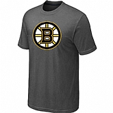 Boston Bruins Big & Tall Logo D.Grey T-Shirt,baseball caps,new era cap wholesale,wholesale hats