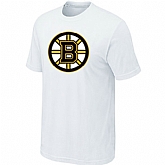 Boston Bruins Big & Tall Logo White T-Shirt,baseball caps,new era cap wholesale,wholesale hats