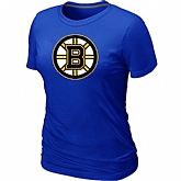 Boston Bruins Big & Tall Women's Logo Blue T-Shirt,baseball caps,new era cap wholesale,wholesale hats
