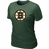 Boston Bruins Big & Tall Women's Logo D.Green T-Shirt,baseball caps,new era cap wholesale,wholesale hats