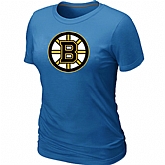 Boston Bruins Big & Tall Women's Logo L.blue T-Shirt,baseball caps,new era cap wholesale,wholesale hats