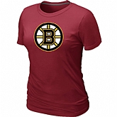 Boston Bruins Big & Tall Women's Logo Red T-Shirt,baseball caps,new era cap wholesale,wholesale hats