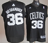 Boston Celtics #36 Big Shamrock Black Fashion Jerseys,baseball caps,new era cap wholesale,wholesale hats