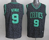 Boston Celtics #9 Rajon Rondo Black Leopard Fashion Jerseys,baseball caps,new era cap wholesale,wholesale hats