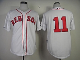Boston Red Sox #11 Clay Buchholz White Jerseys,baseball caps,new era cap wholesale,wholesale hats